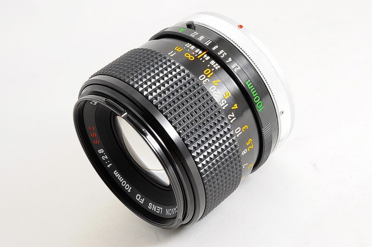 [Near Mint+ w/ Caps] Canon FD 100mm f2.8 SSC MF Telephoto Prime Lens Japan