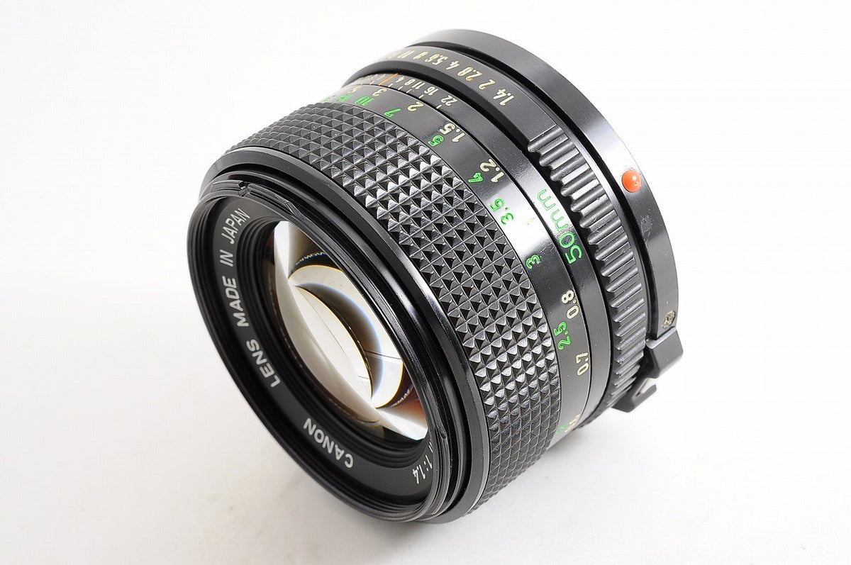 [Near Mint+ w/ Caps] Canon New FD NFD 50mm f1.4 Fast MF Standard Prime Lens Jp