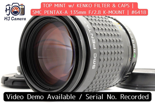 [Top Mint Filter] Pentax SMC Pentax-A 135mm f/2.8 Fast MF Lens Pentax K Japan