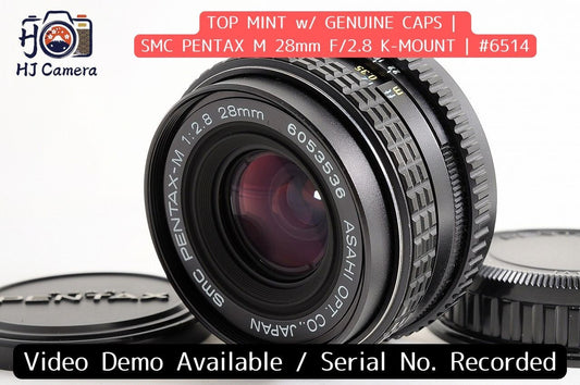 [Top Mint w/ Caps] SMC Pentax M 28mm f2.8 MF Wide Angle Prime Lens K Mount Japan