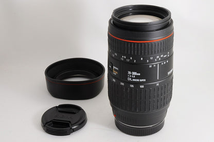 [TOP MINT] Sigma 70-300mm f/4-5.6 DL Macro Super Zoom Lens Sony Minolta A Japan