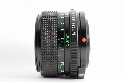 [Near Mint+ w/ Caps] Canon New FD NFD 50mm f1.4 Fast MF Standard Prime Lens JP