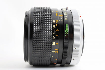 [Near Mint+ Rare O] Canon FD 100mm f/2.8 S.S.C. SSC Fast MF Lens Canon FD Japan