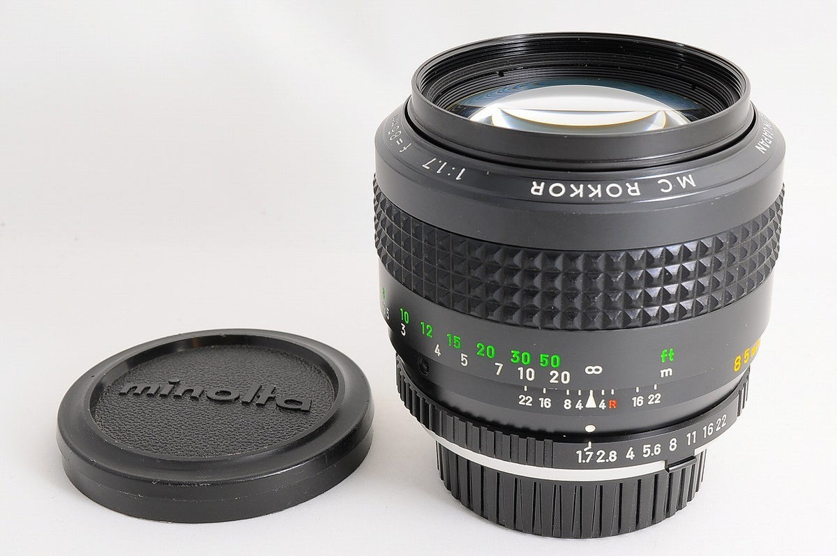 [MINT] Minolta MC Rokkor 85mm f/1.7 Fast MF Lens Minolta SR MD Mount Japan
