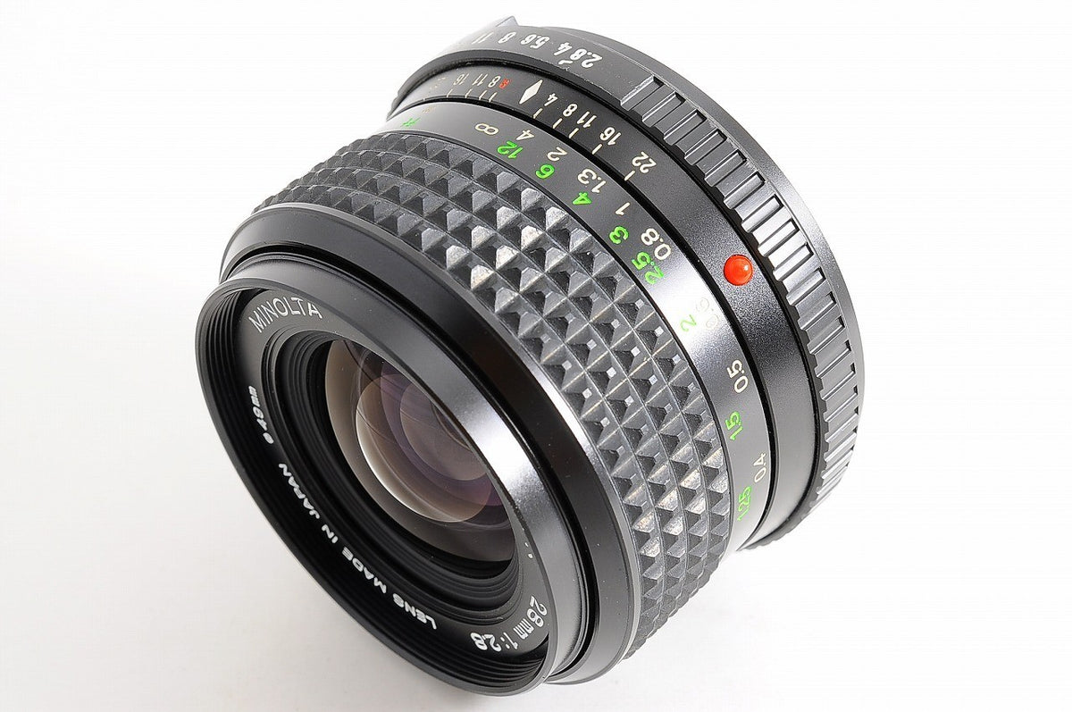 [Mint w/ Caps] Minolta MD W.Rokkor 28mm f2.8 MF Wide Angle Prime Lens Japan