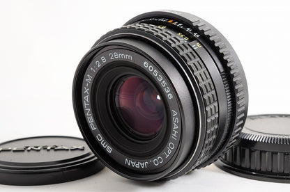 [Top Mint w/ Caps] SMC Pentax M 28mm f2.8 MF Wide Angle Prime Lens K Mount Japan