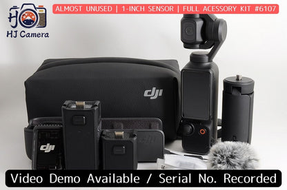 [Almost Unused] DJI Osmo Pocket 3 Vlog Gimbal Camera Mic 2 Battery Pack Japan