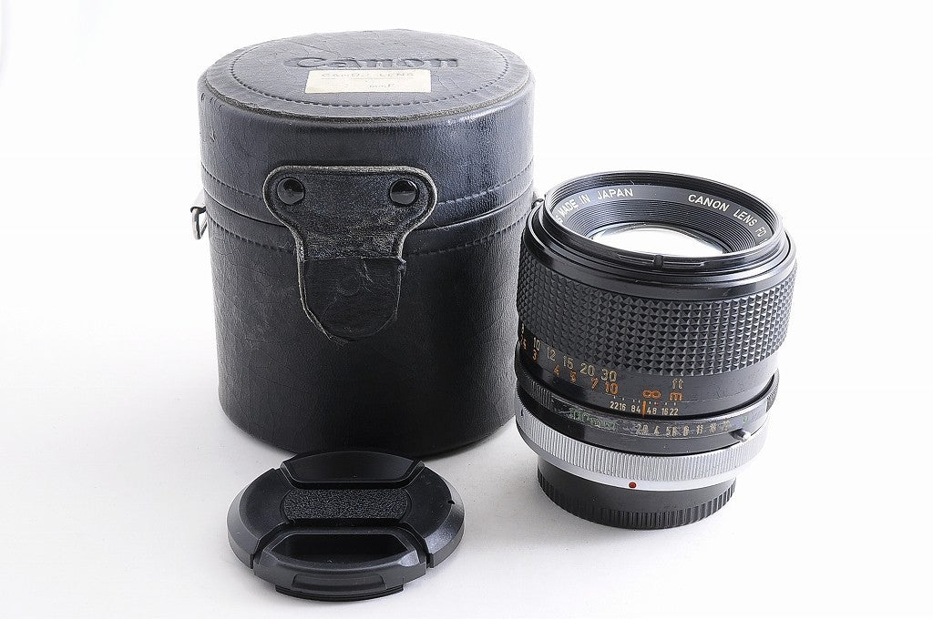 [EXC+5 Case] Canon FD 100mm f/2.8 S.S.C. SSC Rare O Mark Telephoto Lens Japan