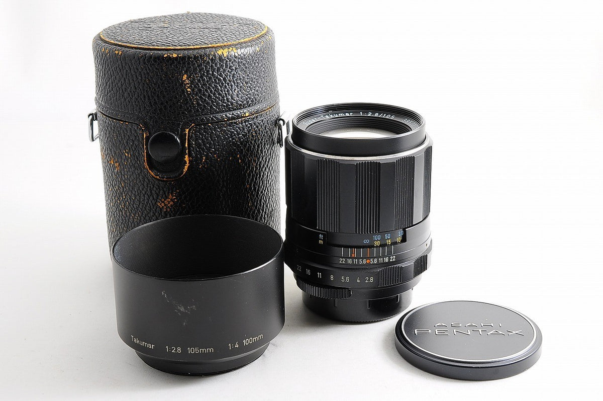 [MINT Hood Case] Pentax Super Takumar 105mm f/2.8 Telephoto MF Lens M42 Japan