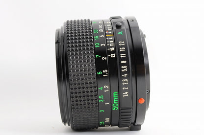 [Mint w/ Caps] Canon New FD NFD 50mm f1.4 Fast MF Standard Prime Lens Japan