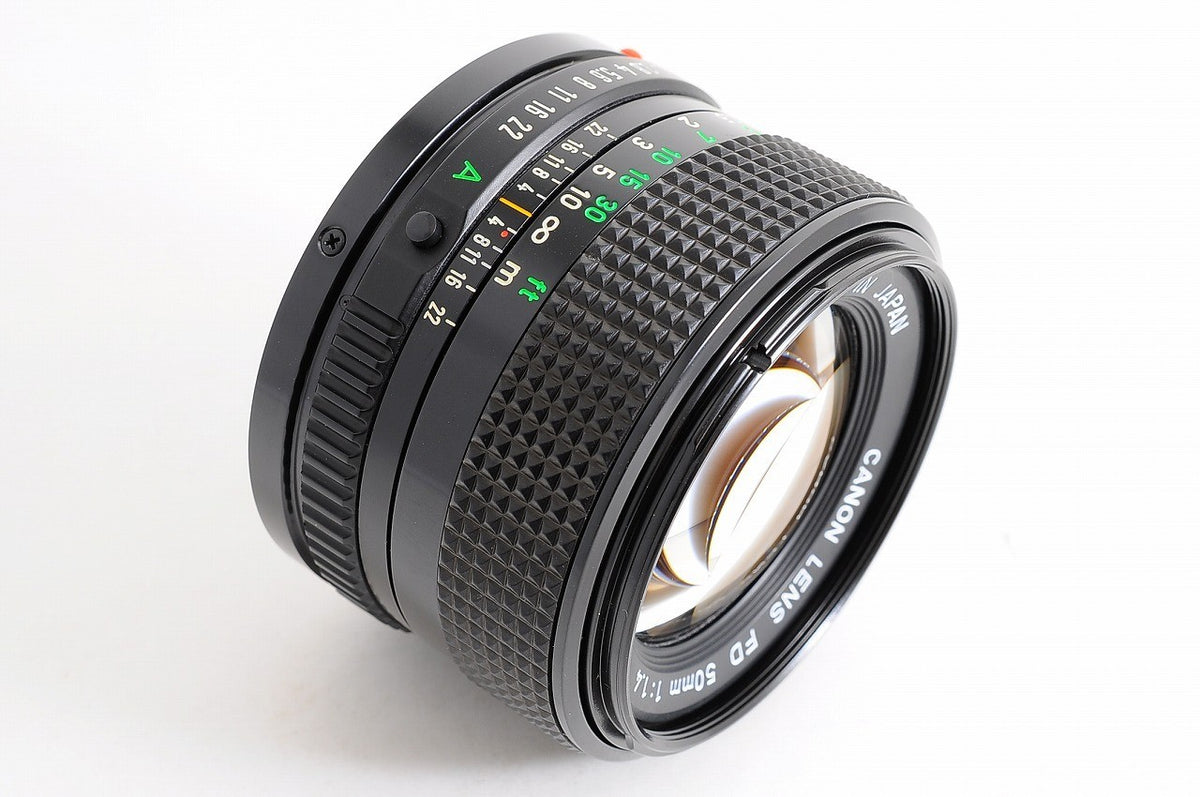 [Super Rare Unused] Canon New FD nFD 50mm f1.4 Lens BS-52 Hood In Box From Japan