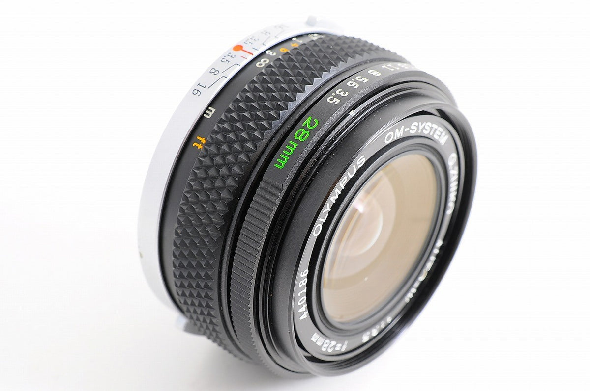 [Near Mint+ Hood Case] Olympus OM G.Zuiko Auto-W 28mm f/3.5 Wide MF Lens Japan