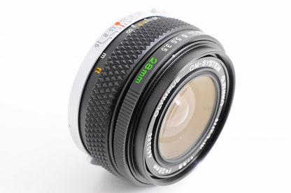 [Near Mint+ Hood Case] Olympus OM G.Zuiko Auto-W 28mm f/3.5 Wide MF Lens Japan