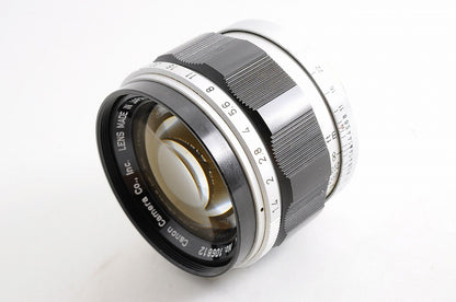 [MINT w/ Filter] Canon 50mm f/1.4 Fast MF Lens Leica L39 LTM Screw Mount Japan