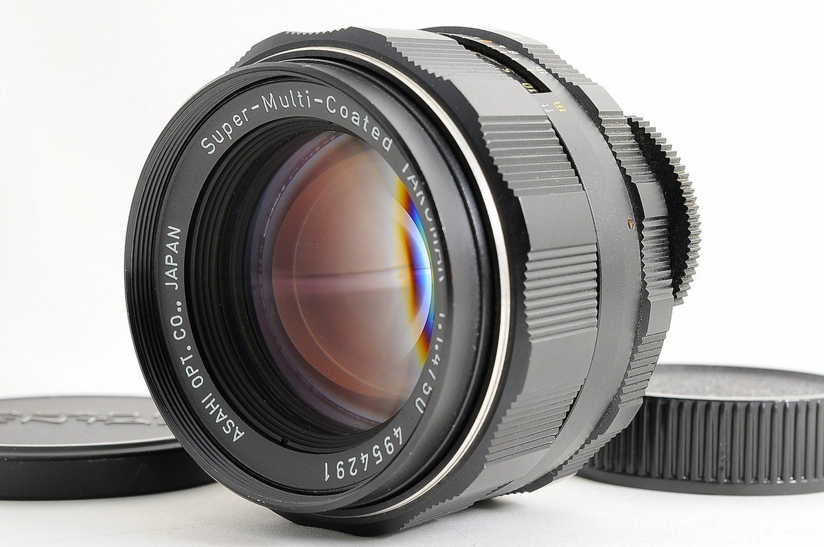 [Mint w/Metal Cap] Pentax Super Multi Coated Takumar 50mm f1.4 MF Lens M42 Japan