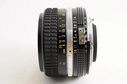 [Top Mint w/ Caps] Nikon AIS Nikkor 50mm f1.4 Fast MF Standard Prime Lens Japan