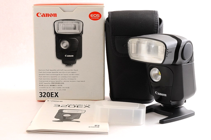 [MINT] Canon Speedlite 320EX Shoe Mount Flash Light Canon EOS DSLR Japan