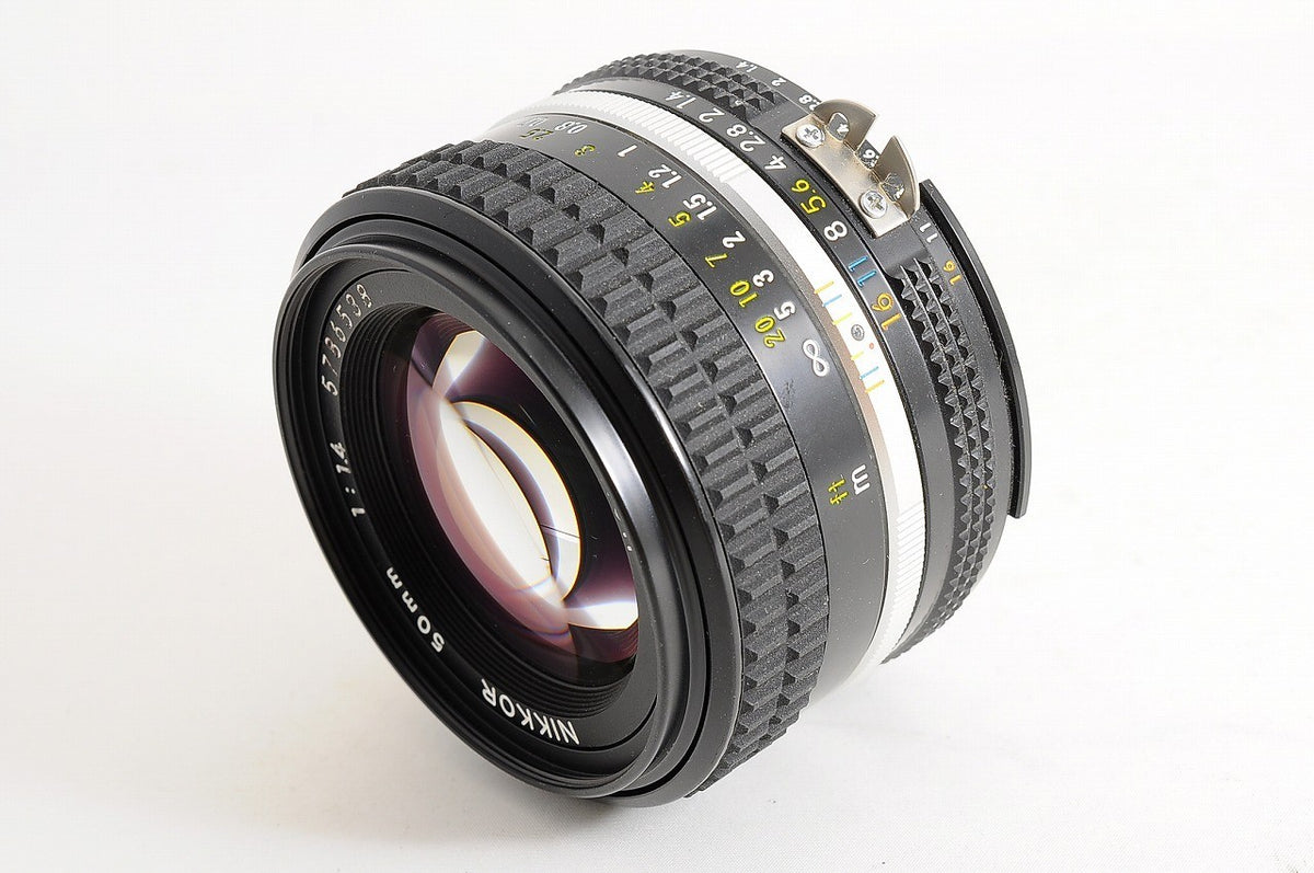 [Mint w/ Caps] Nikon AI-S NIKKOR 50mm f1.4 Fast MF Standard Prime Lens Japan