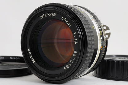 [Top Mint Filter] Nikon AI-S AIS Nikkor 50mm f/1.4 Fast MF Lens Nikon F Japan