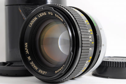 [Near Mint w/ Case] Canon FD 50mm f/1.4 S.S.C. SSC Fast MF Lens Canon FD Japan