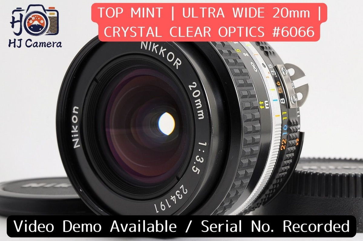 [TOP MINT] Nikon AI-S AIS Nikkor 20mm f/3.5 Ultra Wide MF Lens Nikon F From Jp