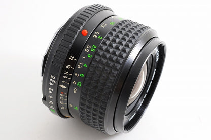 [Mint w/ Caps] Minolta MD W.Rokkor 28mm f2.8 MF Wide Angle Prime Lens Japan
