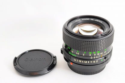 [Top Mint Caps] Canon New FD nFD 50mm f/1.4 Fast MF Lens Canon FD Mount Japan