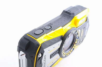 [NEAR UNUSED] Ricoh WG-40 Yellow Waterproof Shockproof Digicam Full HD Japan