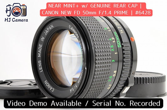 [Near Mint+] Canon New FD nFD 50mm f/1.4 Fast MF Lens Canon FD Mount Japan