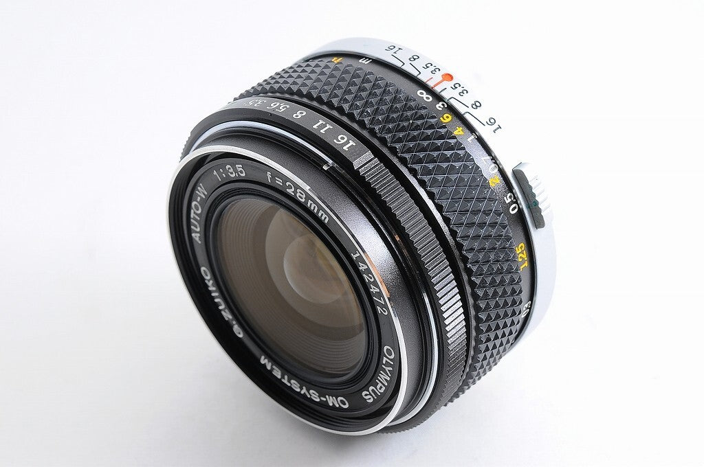 [NEAR MINT+ Hood] Olympus OM G.Zuiko Auto-W 28mm f/3.5 Wide MF Lens OM Japan
