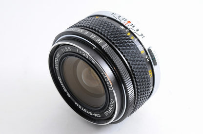 [NEAR MINT+ Hood] Olympus OM G.Zuiko Auto-W 28mm f/3.5 Wide MF Lens OM Japan