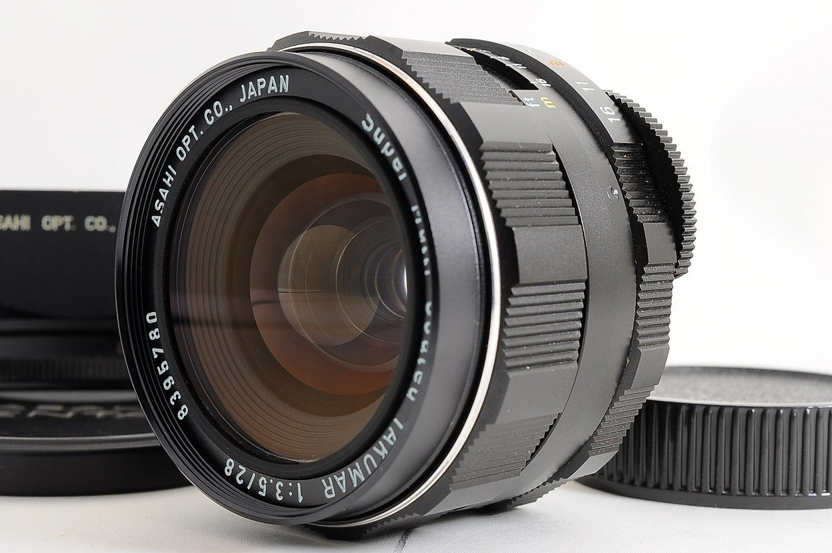 [Top Mint w/ Hood] Pentax SMC Takumar 28mm f/3.5 Wide MF M42 Screw Lens Japan