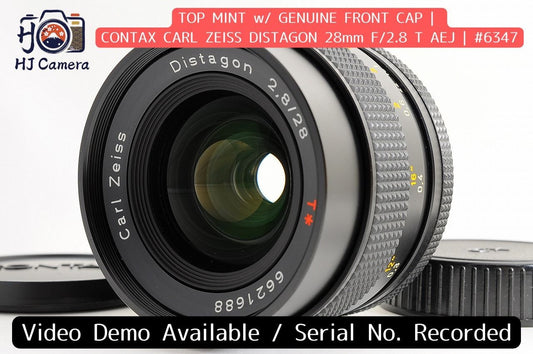 [Top Mint] CONTAX Carl Zeiss Distagon 28mm f2.8 T AEJ MF Wide Angle Lens Japan
