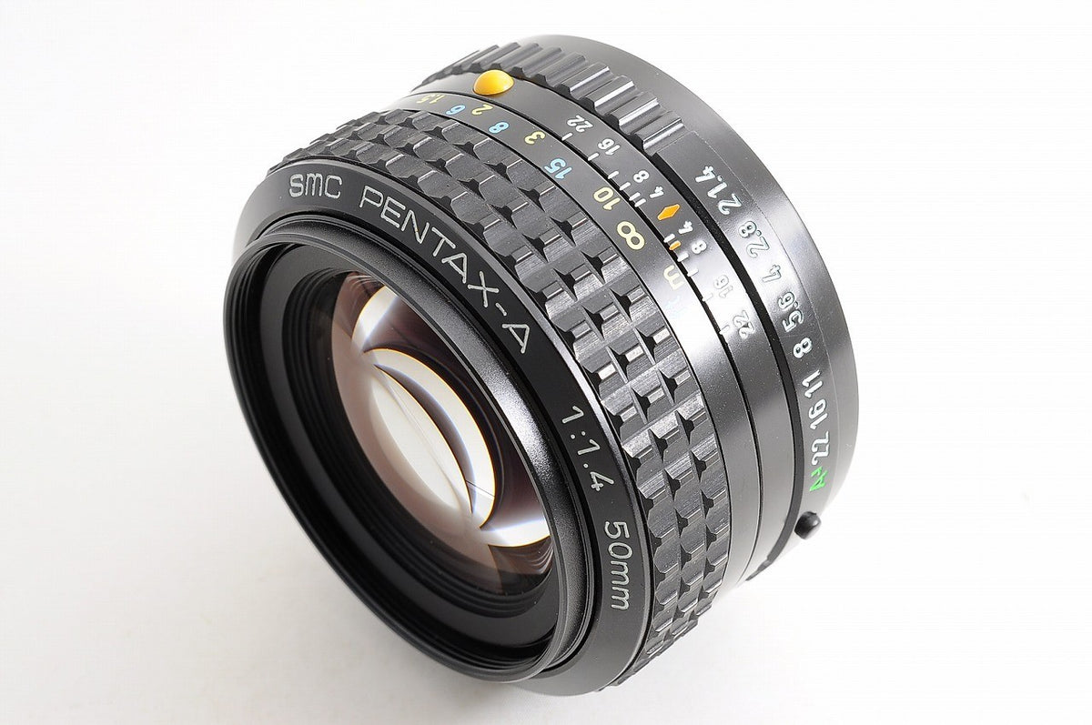 [Mint w/ Caps] SMC Pentax A 50mm f1.4 Fast MF Standard Prime Lens K Mount Japan