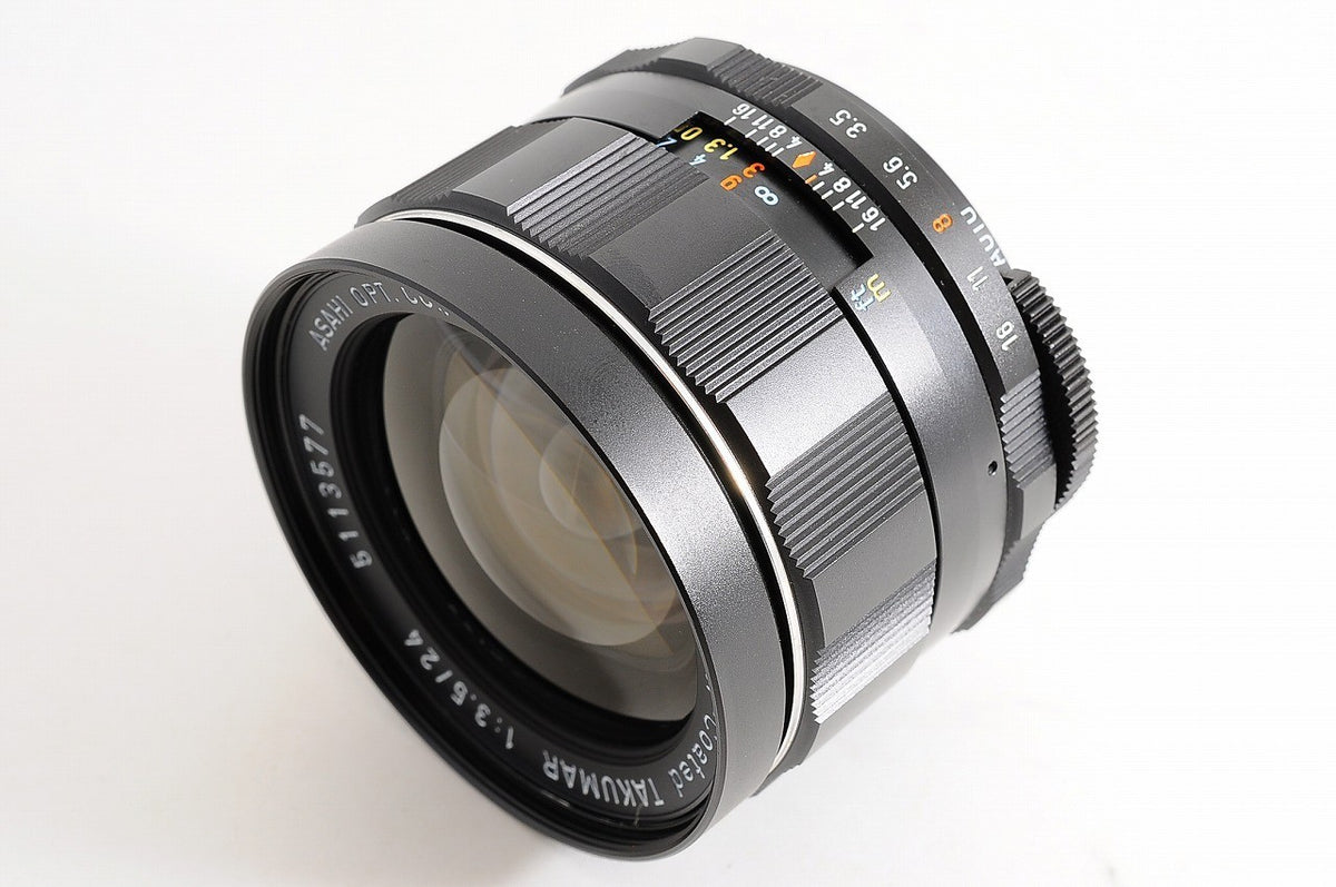 [Top Mint Case Filter] Pentax SMC Takumar 24mm f/3.5 Wide MF M42 Screw Japan