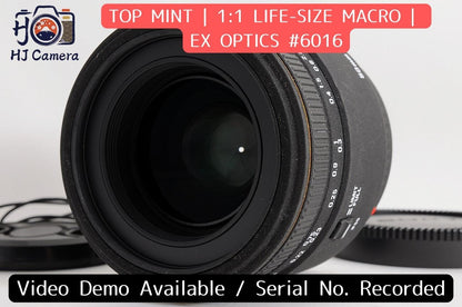 [Top Mint] Sigma 50mm f/2.8 DG EX Macro Lens Sony Minolta A Mount DSLR Japan