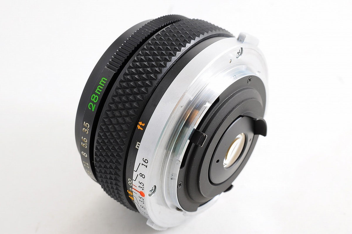 [Near Mint+ w/Filter Caps] Olympus OM-System G.Zuiko Auto-W 28mm f3.5 MF Lens Jp