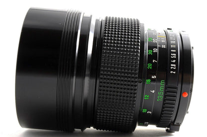 [Mint] Canon New FD nFD 135mm f/2 Fast Telephoto MF Lens Canon FD Mount Japan