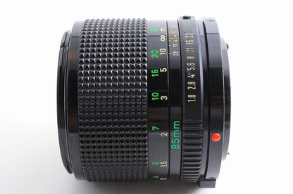 [Near Mint+] Canon New FD nFD 85mm f/1.8 Fast Telephoto MF Lens Canon FD Japan