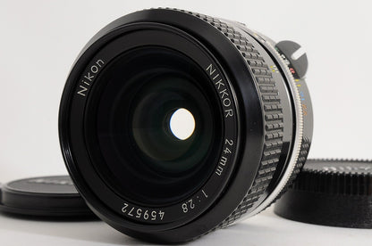 [NEAR MINT] Nikon Non-AI Nikkor 24mm f/2.8 Wide MF Lens Nikon F Mount Japan