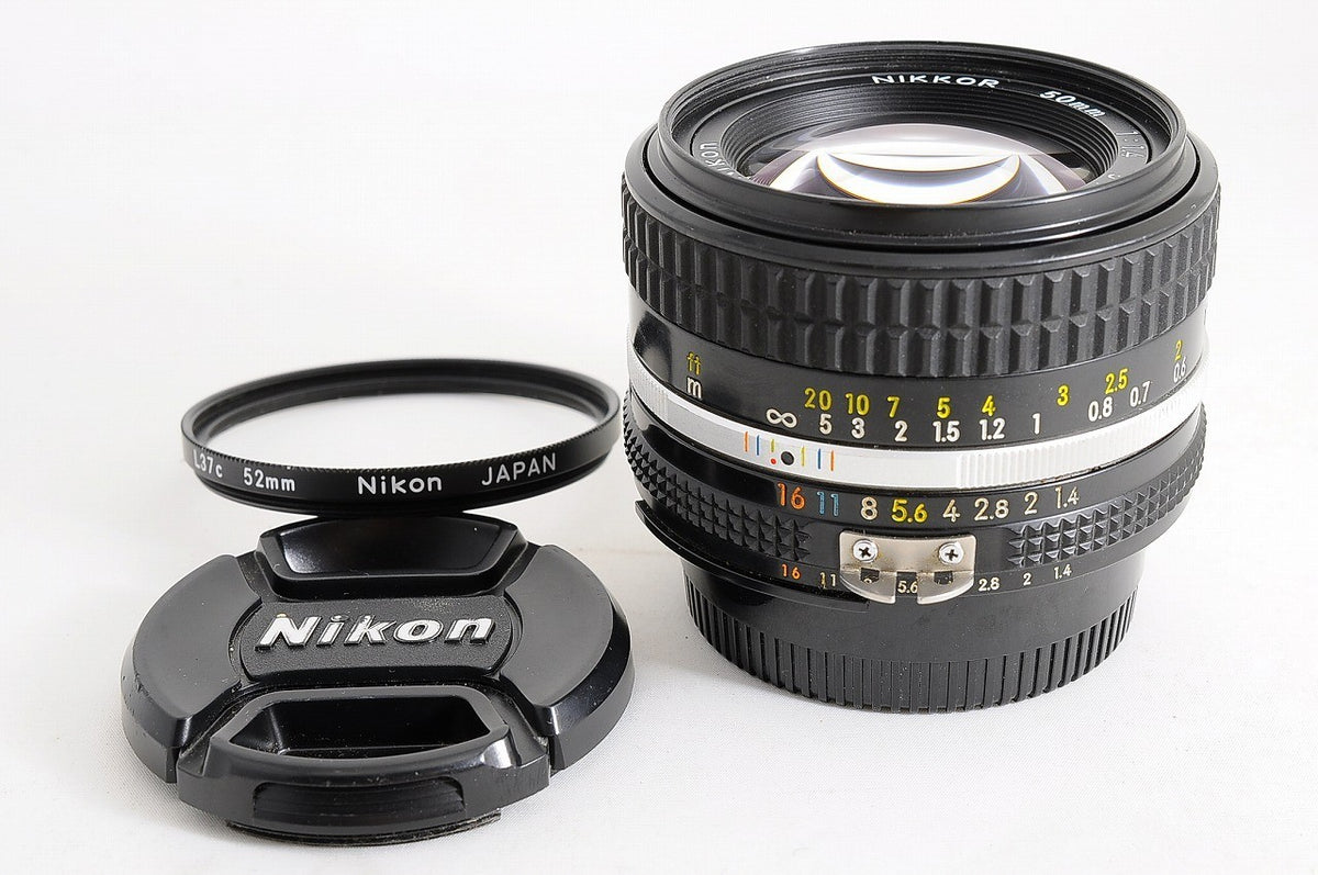 [Mint L37c Filter] Nikon AI-S AIS Nikkor 50mm f/1.4 Fast MF Lens Nikon F Japan