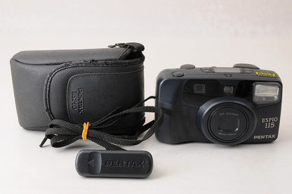 [NEAR MINT+ Case] Pentax ESPIO 115 35mm Point & Shoot Zoom Film Camera Japan
