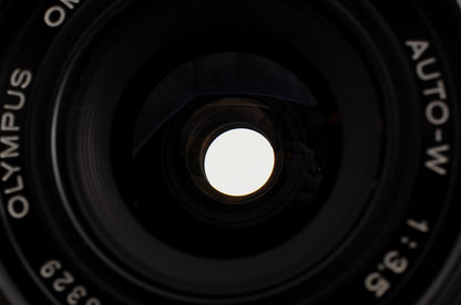 [MINT w/ Hood] Olympus OM G.Zuiko Auto-W 28mm f/3.5 Wide MF Lens OM Mount Japan