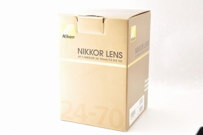 [TOP MINT Boxed] Nikon AF-S Nikkor 24-70mm f/2.8G ED N Lens HB-40 Hood Japan