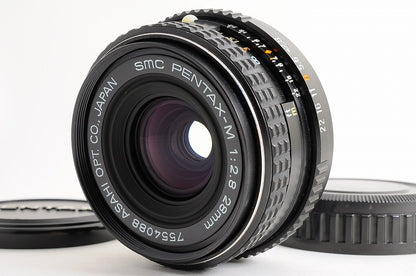 [Top Mint] Pentax SMC Pentax-M 28mm f/2.8 Wide MF Lens Pentax K Mount Japan