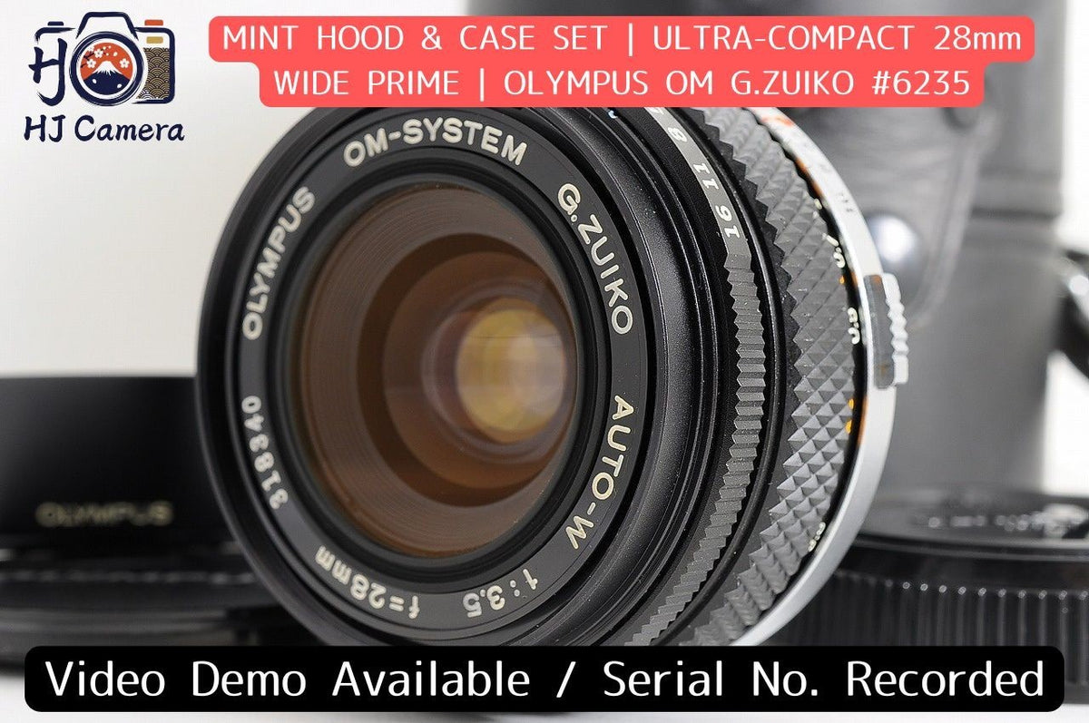[Mint Hood Case] Olympus OM G.Zuiko Auto-W 28mm f/3.5 Wide MF Lens OM Japan