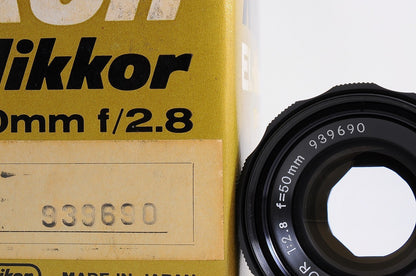 [Mint Boxed Case] Nikon EL-Nikkor 50mm f/2.8 N MF Enlarging Lens Japan