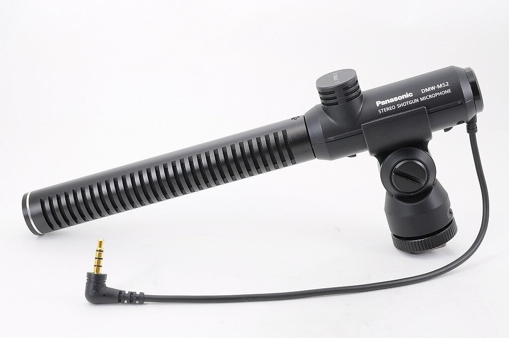[NEAR UNUSED] Panasonic DMW-MS2 Stereo Shotgun Microphone for Lumix Japan