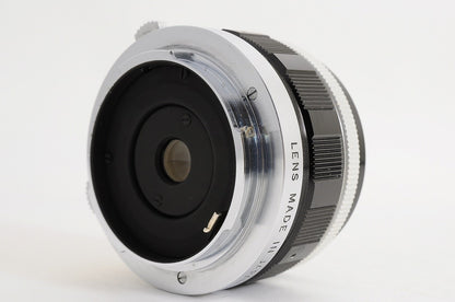 [Mint Case Filter] Olympus Pen F E.Zuiko Auto-W 25mm f/4 Wide MF Pen F Japan