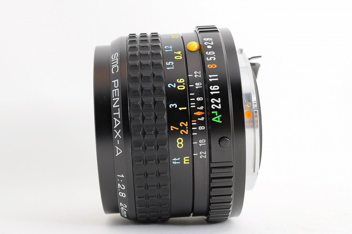[Mint Caps] Pentax SMC Pentax-A 24mm f/2.8 Wide MF Lens Pentax K Mount Japan